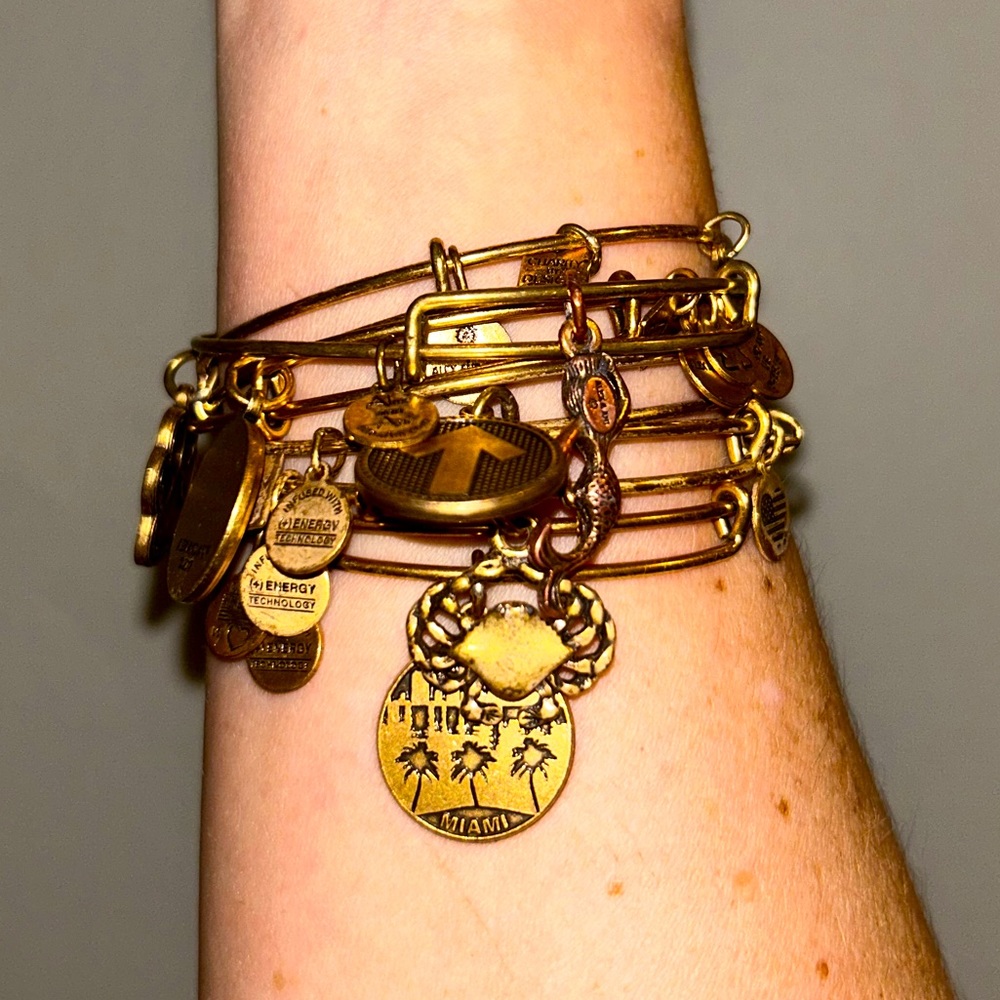 Alex & Ani Gold Bangle Lot